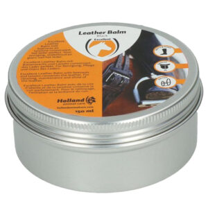 Excellent leder en zadelbalm zwart